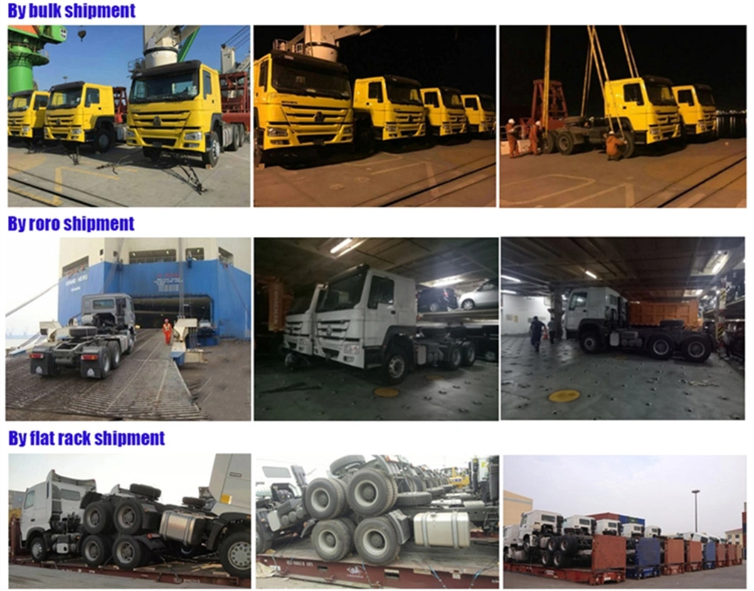 Used Tractor Truck 6X4 375HP Sinotruck Dayun Cargo Dump Truck Body