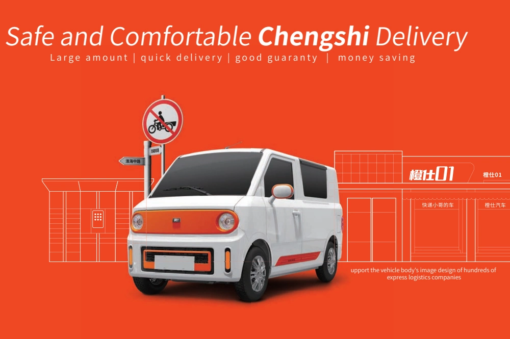 High Quality Best Selling in The World 2 Passengers EV Hot Sale New Energy Electric Vehicle Cargo Delivery Van Car