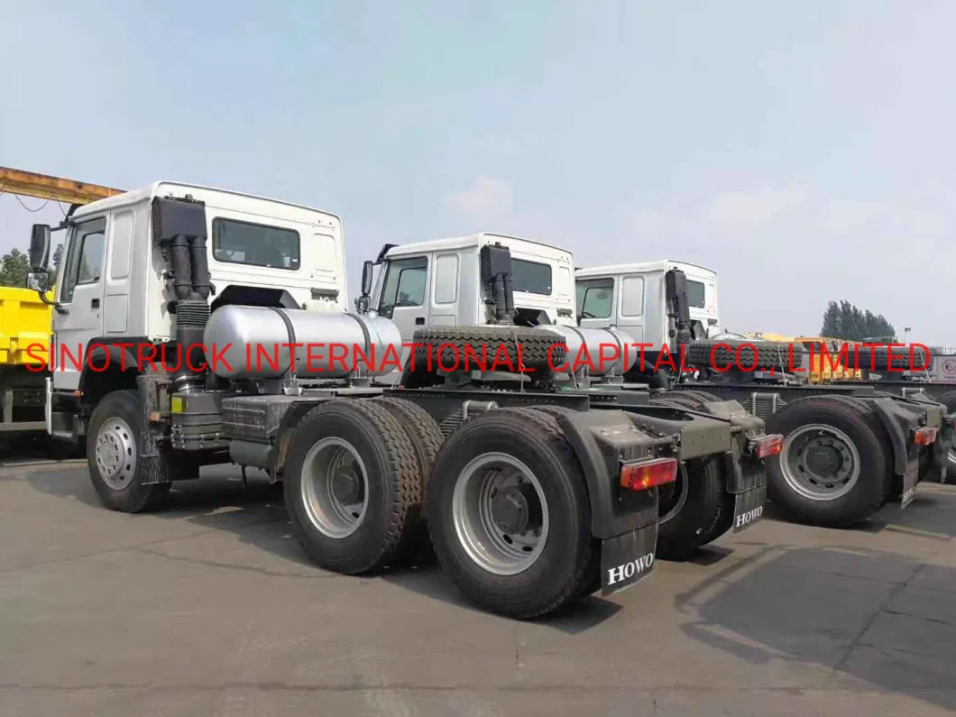 Low Price Sinotruk HOWO New Diesel CNG 10 Wheeler Heavy Duty 4X2 6X4 371HP 400HP 430HP Trailer Semitrailer Head Towing Tractor Truck