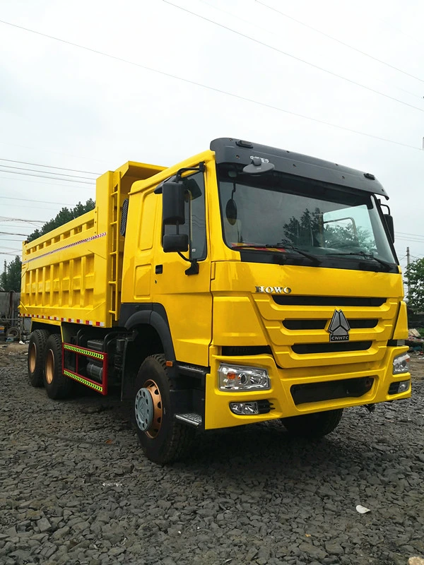 Second Hand Shacman Sino Sinotruk HOWO 371/375/420HP 6X4 Euro2 10wheels/Tyres Sand Lorry Cargo Dumper Quarry HOWO Tipper Truck Used Dump Truck