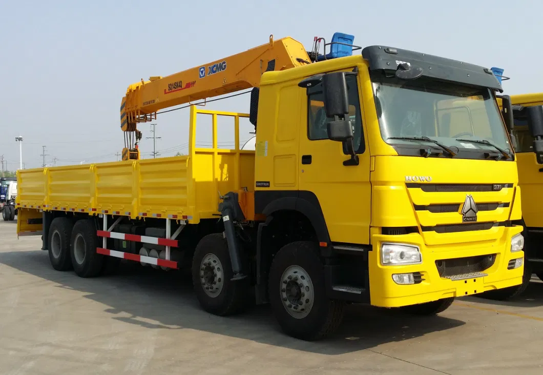 New and Used Sinotruck Sinotruk HOWO 4X2 6X4 8X4 371HP 420HP Special Van Heavy Dump Box Knuckle Boom Crane Cargo Flatbed Truck