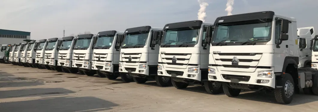 Sinotruk HOWO 6X4 400/430HP 10 Wheels Heavy Duty Prime Mover A7 H7 N7 8X4 Euro 2 Tri Axle Dumper Tipper Shacman FAW Cargo Pull Tow Used Big Tractor Head Truck