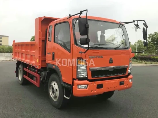 Sinotruck 4X2 Light Truck HOWO 6 Wheel Cargo Lorry Tipper Mini Dump Truck and Used Dump Truck Price for Sale