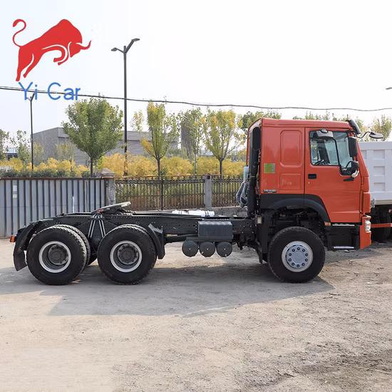 Good Condition HOWO Tractor Truck 10 Tires Trailer Head 6X4 Sinotruk Used China Euro 2 Truck