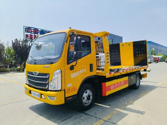 Factory Directly Sale Dayun 4× 2 126HP One Tow Two Wrecker 3t Road Wrecker Tow Truck