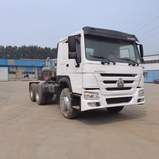 Used HOWO Sinotruk 371 Price Tow Trailer Cargo Prime Mover Head Lamp Truck for Sale Nigeria