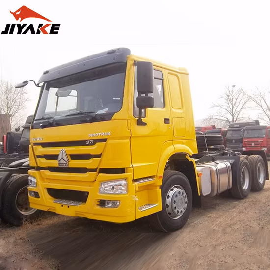 Low Price Sinotruk HOWO New Diesel CNG 10 Wheeler Heavy Duty 4X2 6X4 371HP 400HP 430HP Trailer Semitrailer Head Towing Tractor Truck